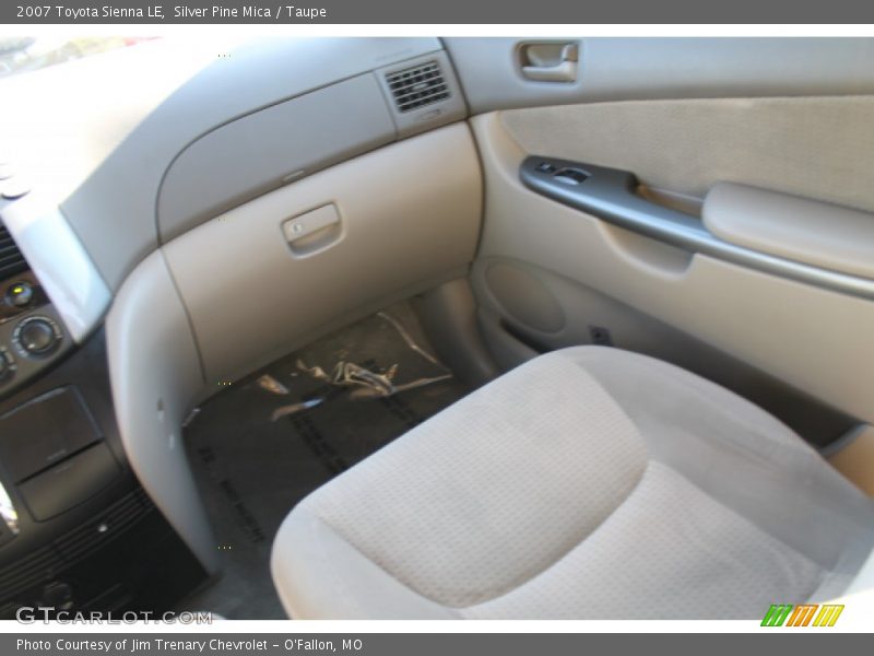 Silver Pine Mica / Taupe 2007 Toyota Sienna LE