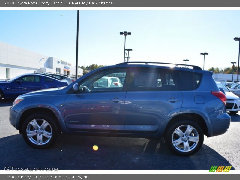 Pacific Blue Metallic / Dark Charcoal 2008 Toyota RAV4 Sport