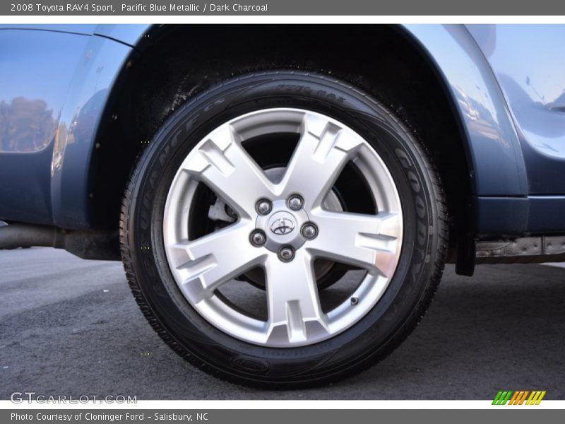Pacific Blue Metallic / Dark Charcoal 2008 Toyota RAV4 Sport