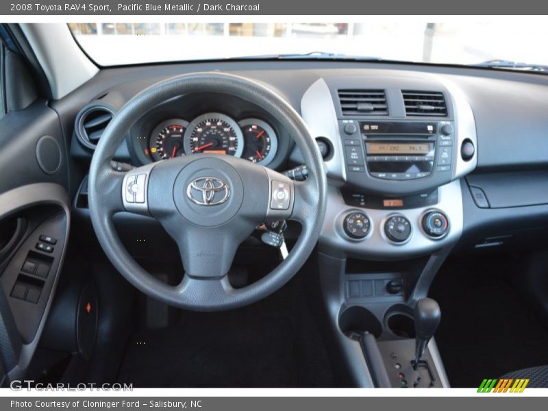 Pacific Blue Metallic / Dark Charcoal 2008 Toyota RAV4 Sport