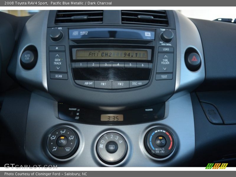 Pacific Blue Metallic / Dark Charcoal 2008 Toyota RAV4 Sport