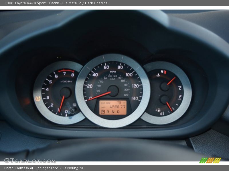Pacific Blue Metallic / Dark Charcoal 2008 Toyota RAV4 Sport