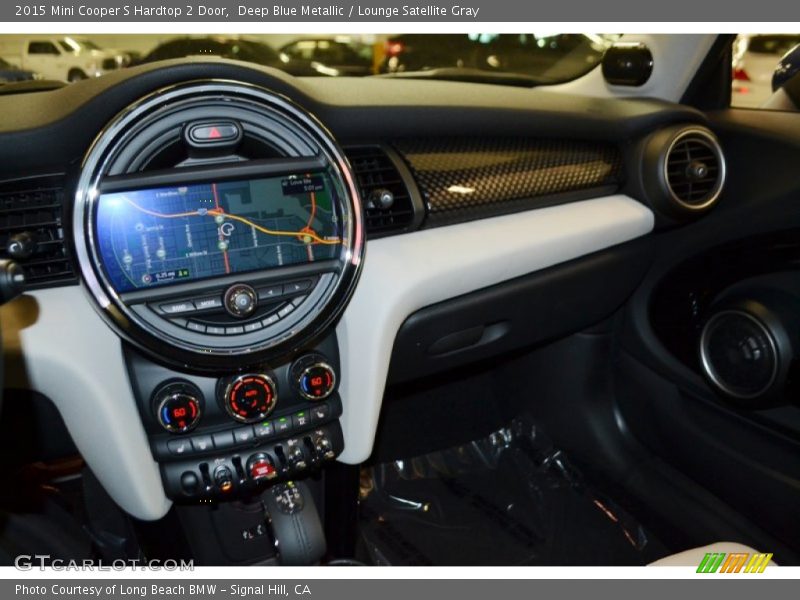 Deep Blue Metallic / Lounge Satellite Gray 2015 Mini Cooper S Hardtop 2 Door