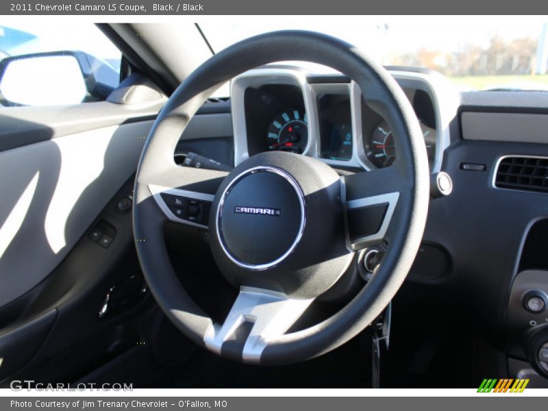 Black / Black 2011 Chevrolet Camaro LS Coupe