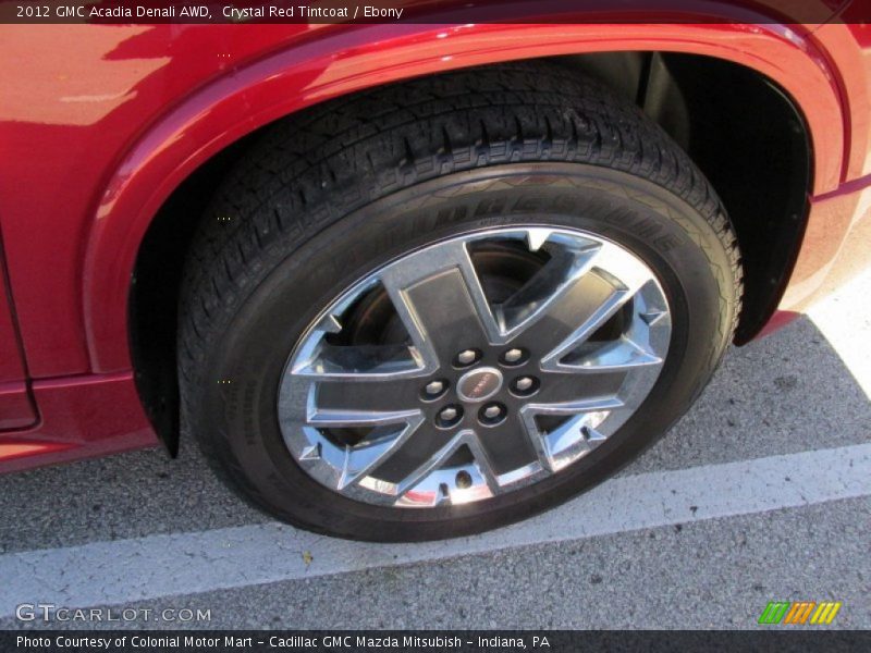 Crystal Red Tintcoat / Ebony 2012 GMC Acadia Denali AWD
