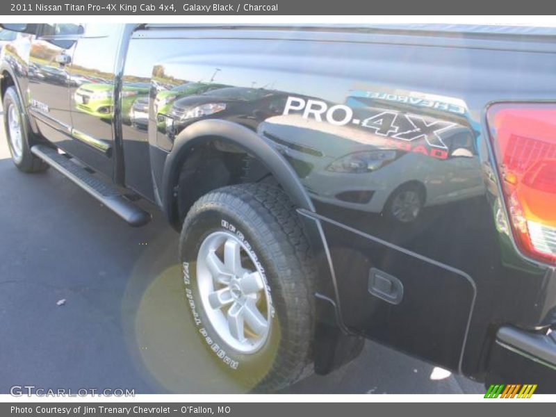 Galaxy Black / Charcoal 2011 Nissan Titan Pro-4X King Cab 4x4