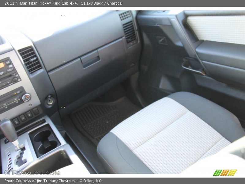 Galaxy Black / Charcoal 2011 Nissan Titan Pro-4X King Cab 4x4