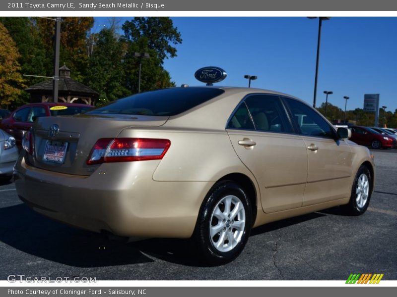 Sandy Beach Metallic / Bisque 2011 Toyota Camry LE