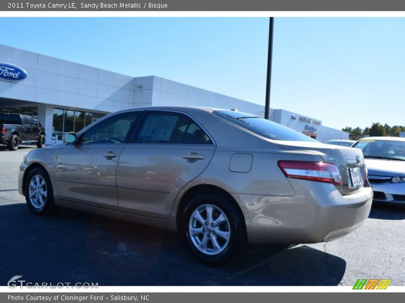 Sandy Beach Metallic / Bisque 2011 Toyota Camry LE