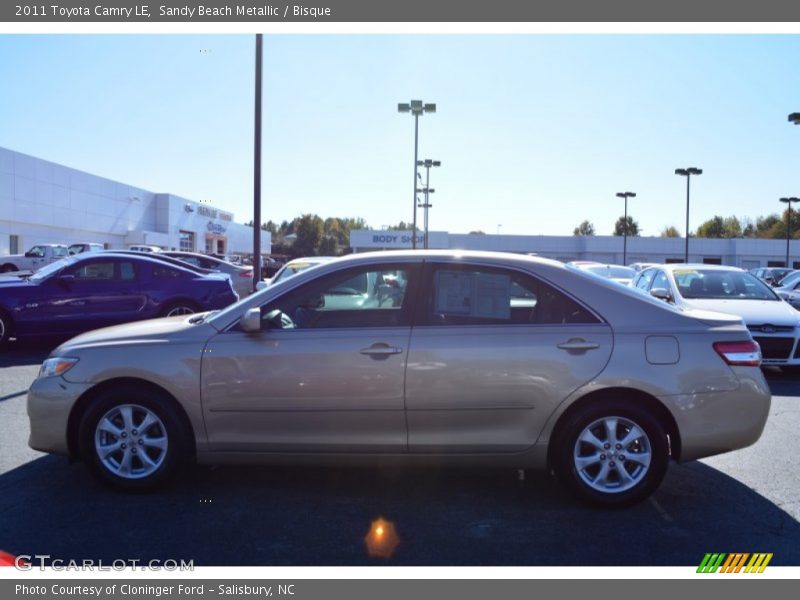 Sandy Beach Metallic / Bisque 2011 Toyota Camry LE