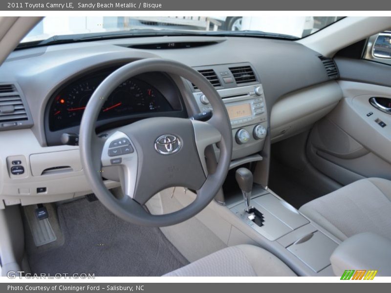Sandy Beach Metallic / Bisque 2011 Toyota Camry LE