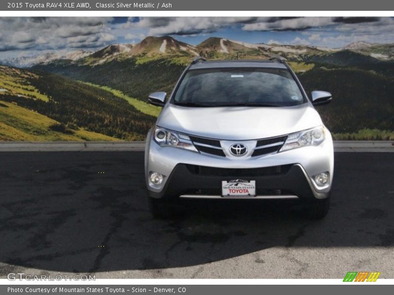 Classic Silver Metallic / Ash 2015 Toyota RAV4 XLE AWD