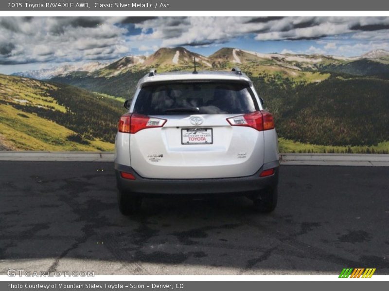Classic Silver Metallic / Ash 2015 Toyota RAV4 XLE AWD
