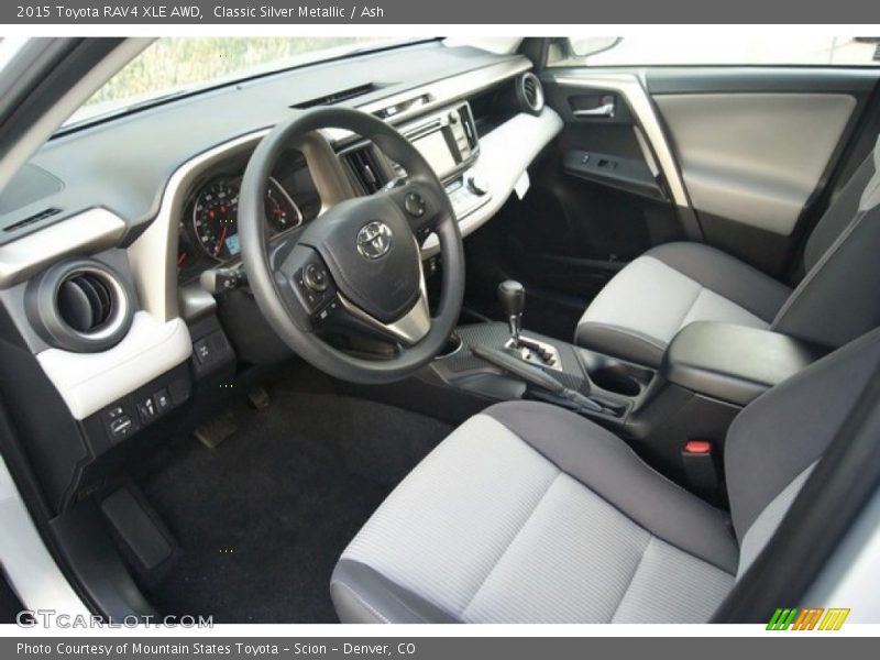 Classic Silver Metallic / Ash 2015 Toyota RAV4 XLE AWD