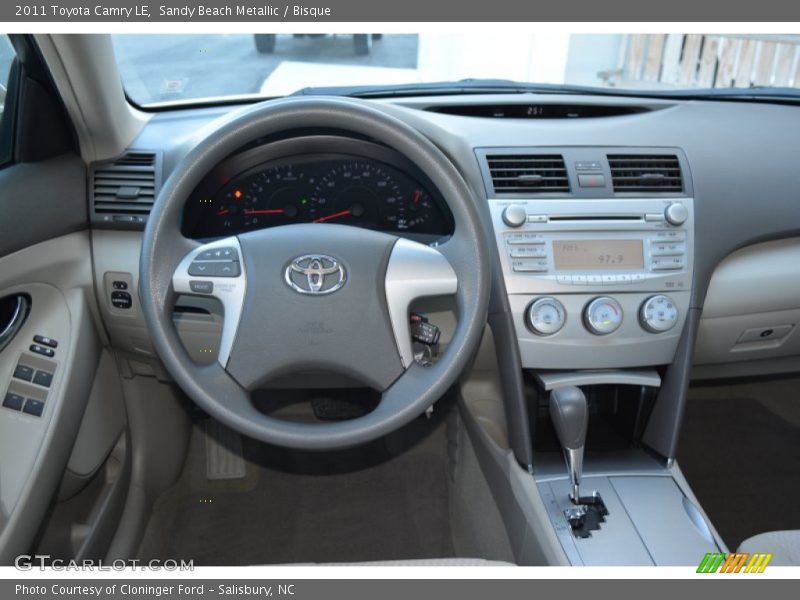 Sandy Beach Metallic / Bisque 2011 Toyota Camry LE