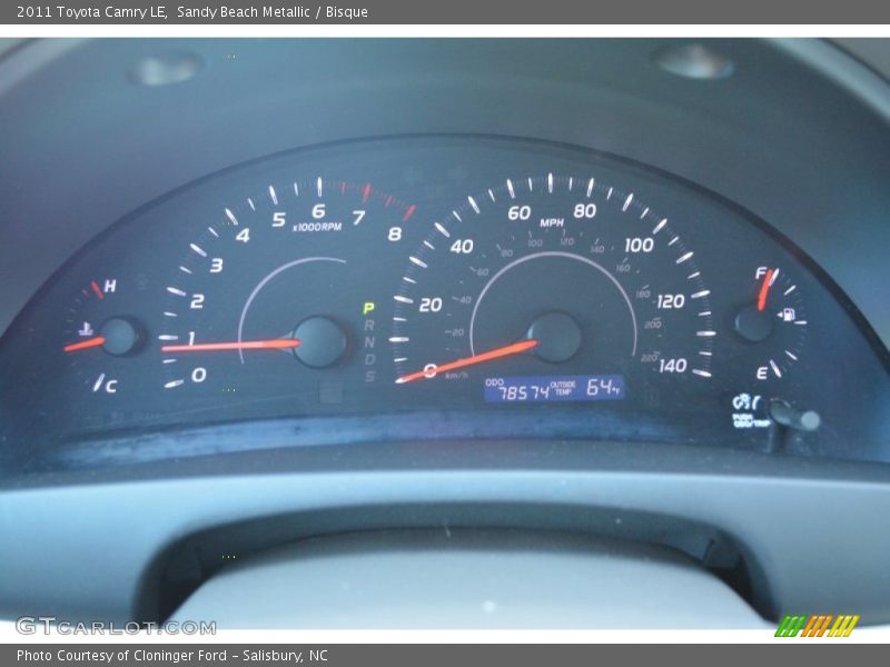Sandy Beach Metallic / Bisque 2011 Toyota Camry LE