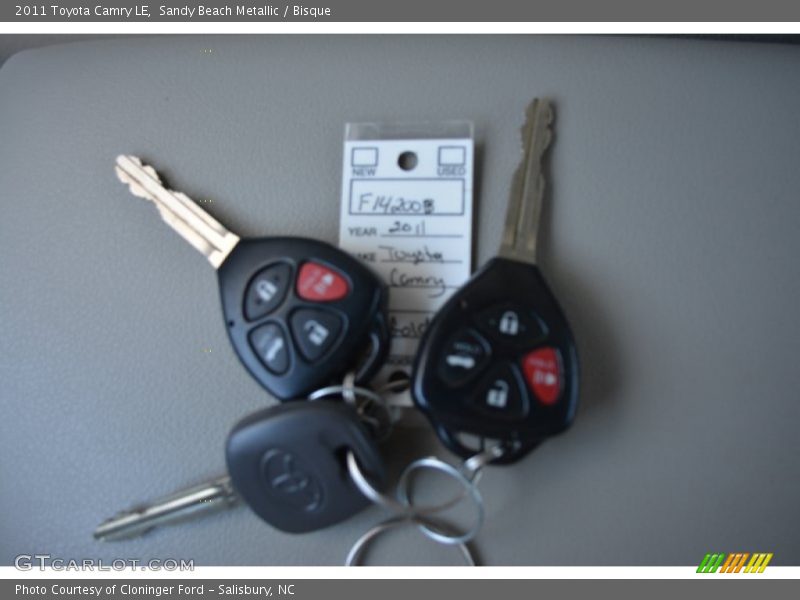 Sandy Beach Metallic / Bisque 2011 Toyota Camry LE