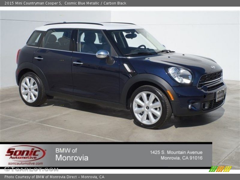 Cosmic Blue Metallic / Carbon Black 2015 Mini Countryman Cooper S