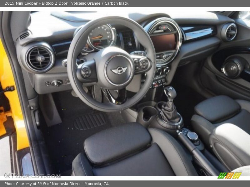 Volcanic Orange / Carbon Black 2015 Mini Cooper Hardtop 2 Door