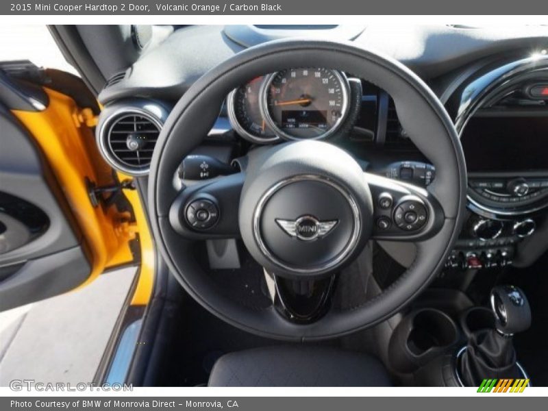 Volcanic Orange / Carbon Black 2015 Mini Cooper Hardtop 2 Door