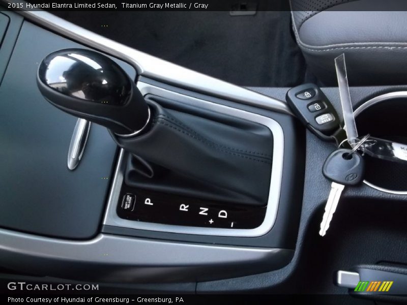 Titanium Gray Metallic / Gray 2015 Hyundai Elantra Limited Sedan