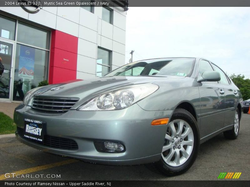 Mystic Sea Green Opalescent / Ivory 2004 Lexus ES 330
