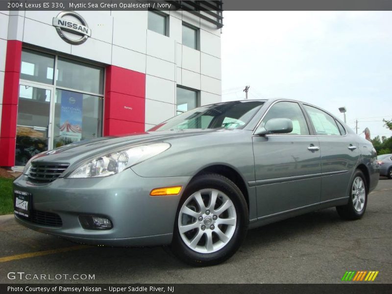 Mystic Sea Green Opalescent / Ivory 2004 Lexus ES 330
