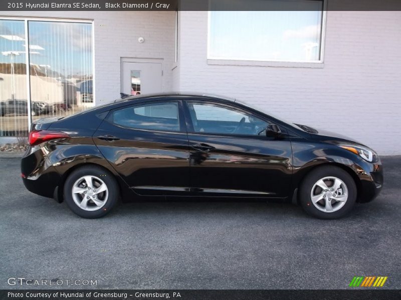 Black Diamond / Gray 2015 Hyundai Elantra SE Sedan