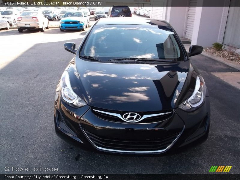 Black Diamond / Gray 2015 Hyundai Elantra SE Sedan