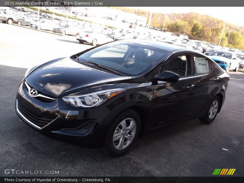 Black Diamond / Gray 2015 Hyundai Elantra SE Sedan