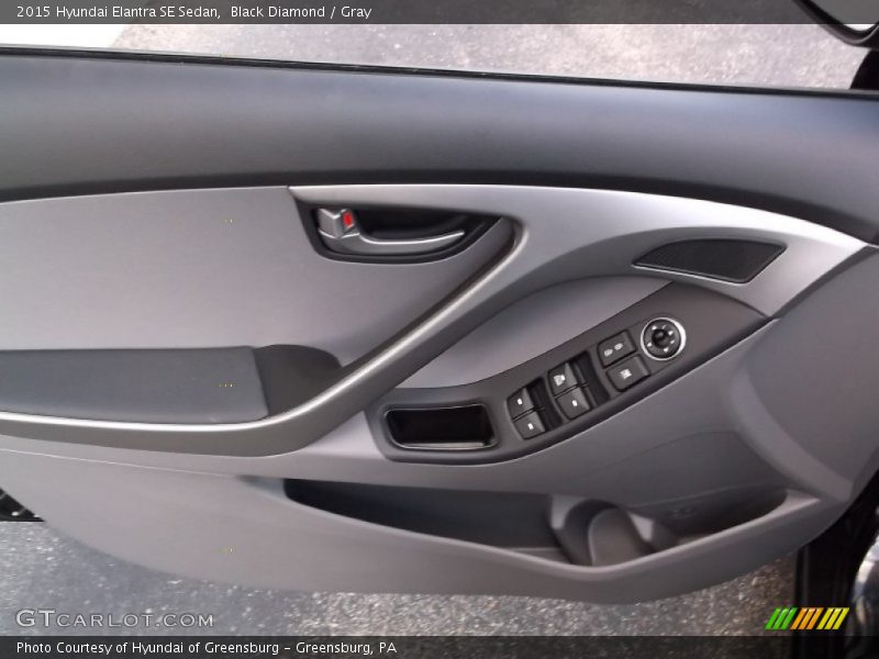 Black Diamond / Gray 2015 Hyundai Elantra SE Sedan