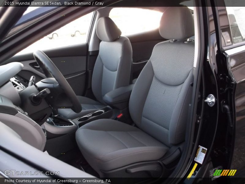 Black Diamond / Gray 2015 Hyundai Elantra SE Sedan