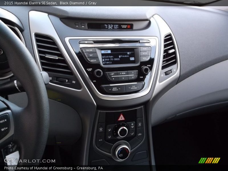 Black Diamond / Gray 2015 Hyundai Elantra SE Sedan