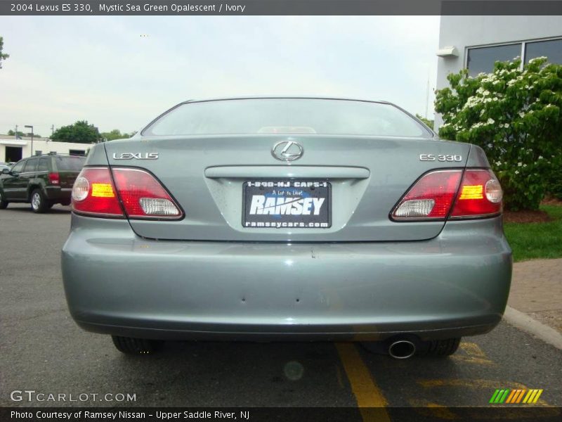 Mystic Sea Green Opalescent / Ivory 2004 Lexus ES 330