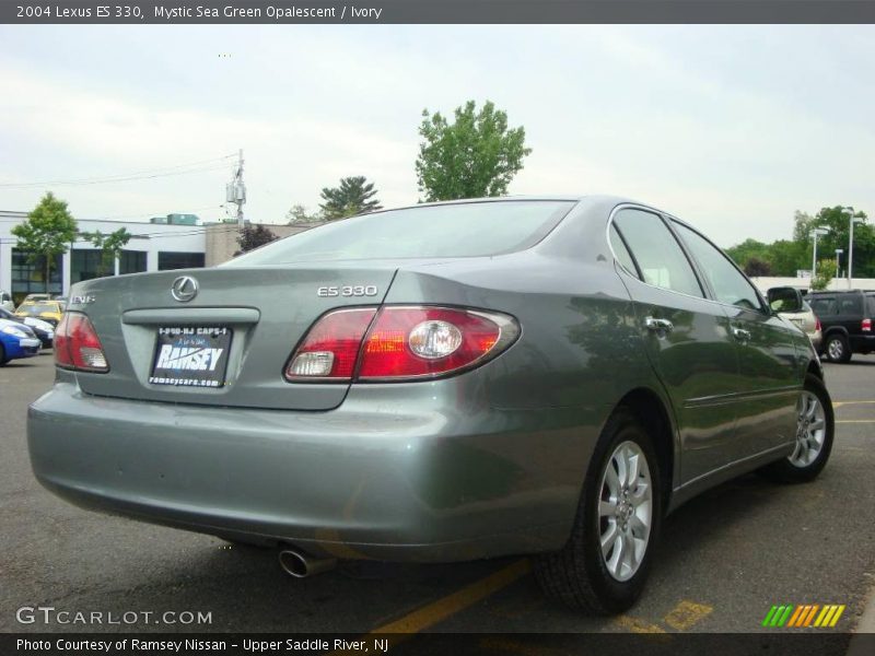 Mystic Sea Green Opalescent / Ivory 2004 Lexus ES 330