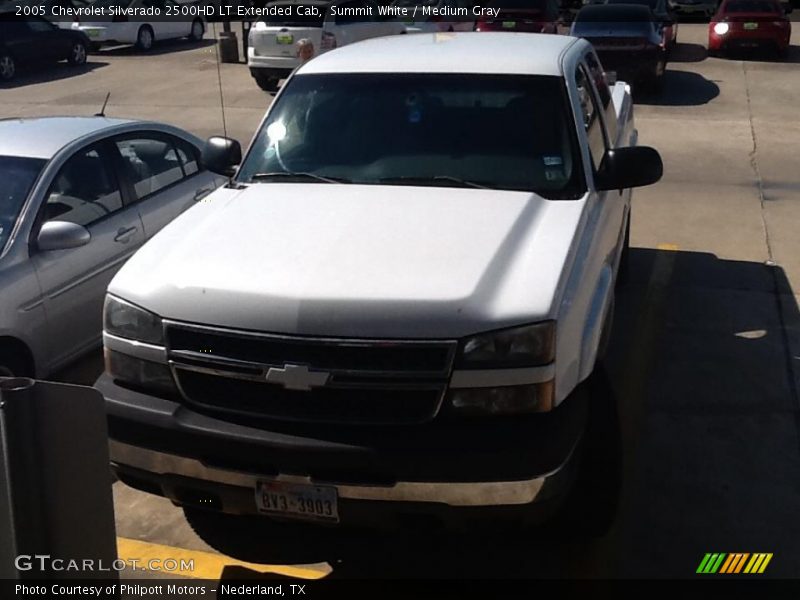 Summit White / Medium Gray 2005 Chevrolet Silverado 2500HD LT Extended Cab