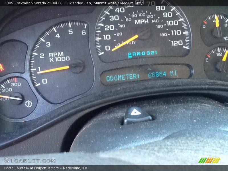 Summit White / Medium Gray 2005 Chevrolet Silverado 2500HD LT Extended Cab