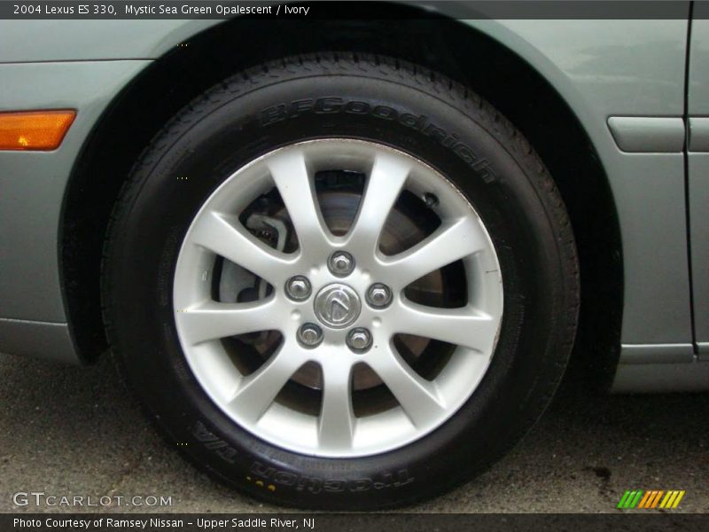 Mystic Sea Green Opalescent / Ivory 2004 Lexus ES 330