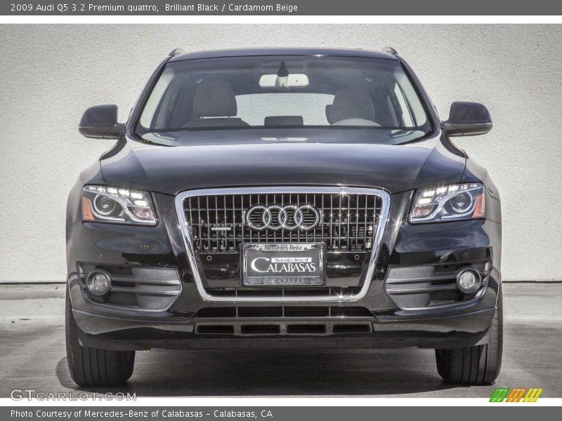 Brilliant Black / Cardamom Beige 2009 Audi Q5 3.2 Premium quattro