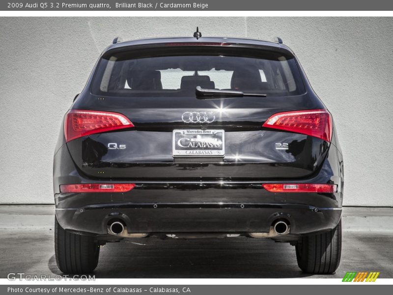 Brilliant Black / Cardamom Beige 2009 Audi Q5 3.2 Premium quattro