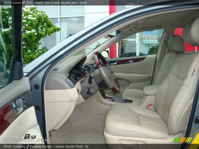 Mystic Sea Green Opalescent / Ivory 2004 Lexus ES 330