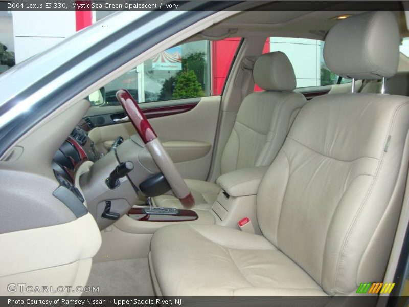 Mystic Sea Green Opalescent / Ivory 2004 Lexus ES 330