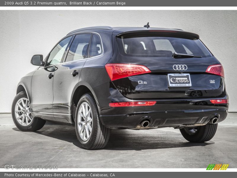 Brilliant Black / Cardamom Beige 2009 Audi Q5 3.2 Premium quattro