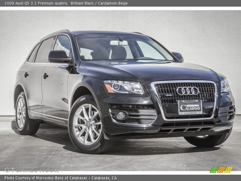 Brilliant Black / Cardamom Beige 2009 Audi Q5 3.2 Premium quattro