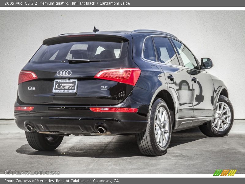 Brilliant Black / Cardamom Beige 2009 Audi Q5 3.2 Premium quattro