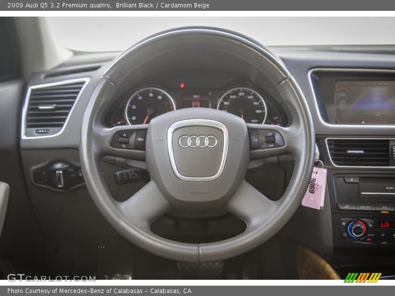 Brilliant Black / Cardamom Beige 2009 Audi Q5 3.2 Premium quattro