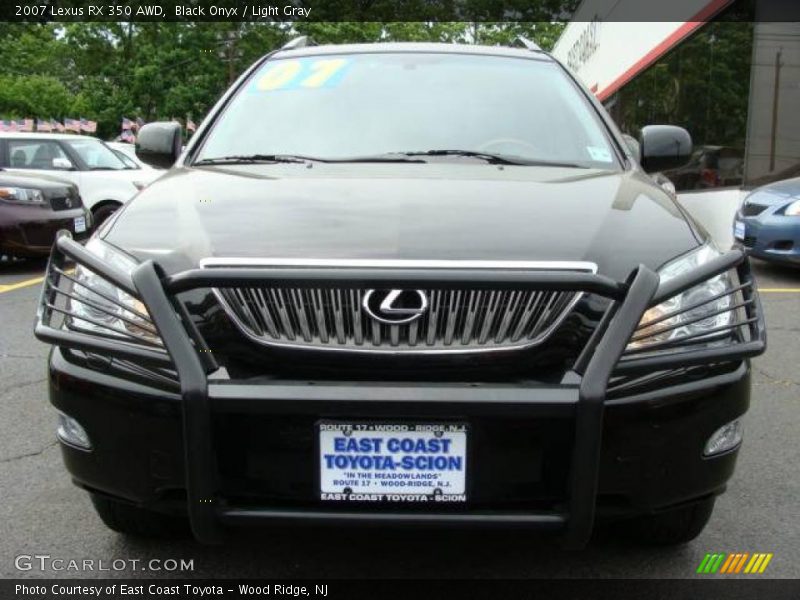 Black Onyx / Light Gray 2007 Lexus RX 350 AWD