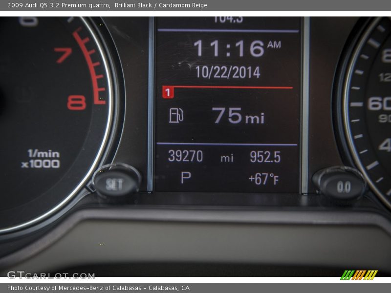 Brilliant Black / Cardamom Beige 2009 Audi Q5 3.2 Premium quattro