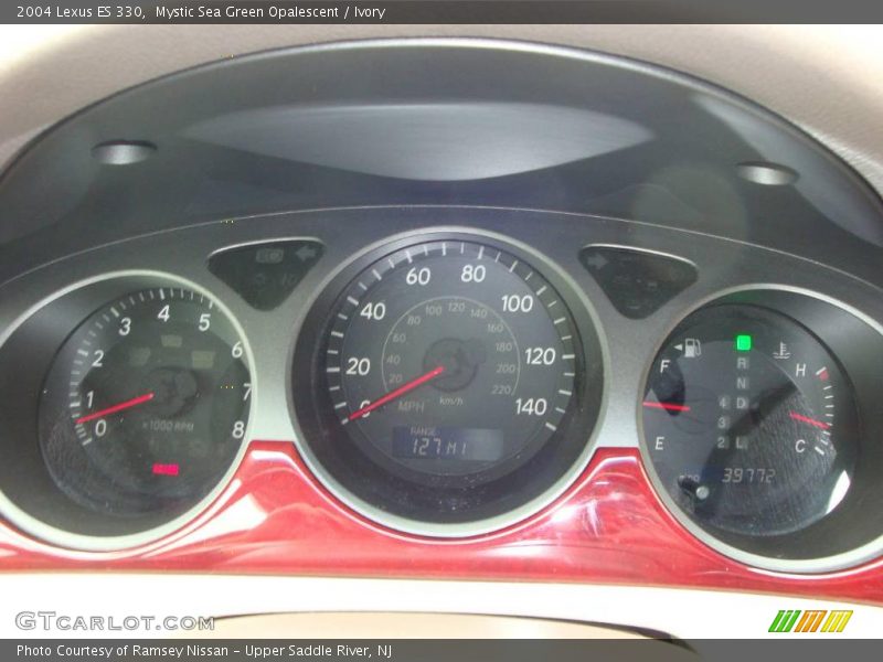 Mystic Sea Green Opalescent / Ivory 2004 Lexus ES 330