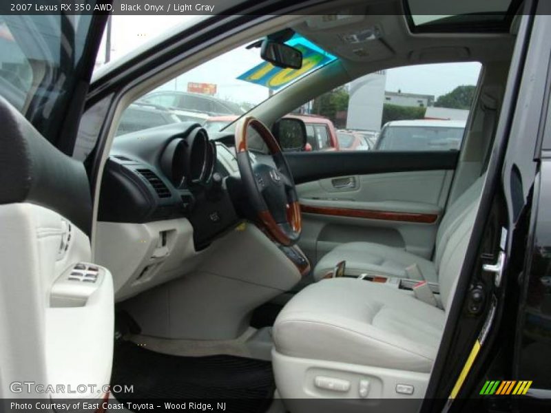 Black Onyx / Light Gray 2007 Lexus RX 350 AWD